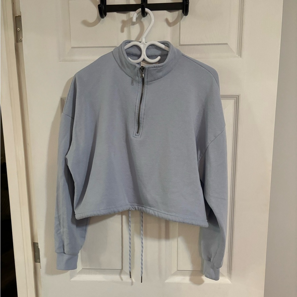 Pull over with draw strings